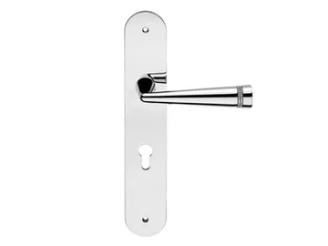 LED MESH - Door handle with Swarovski® Crystals on back plate by LINEA CALI' - view 2